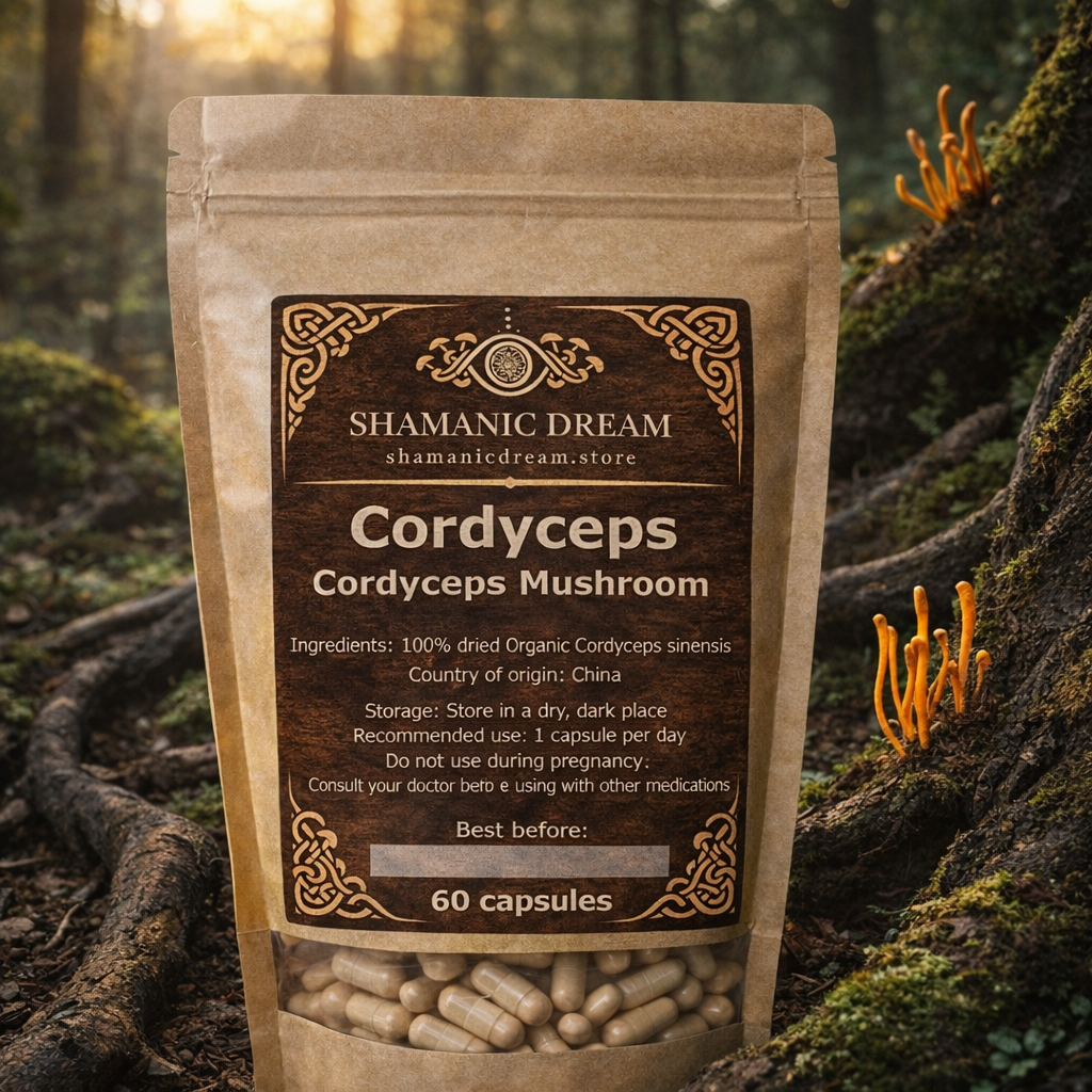 Cordyceps Mushroom Capsules – 100% Dried Cordyceps sinensis