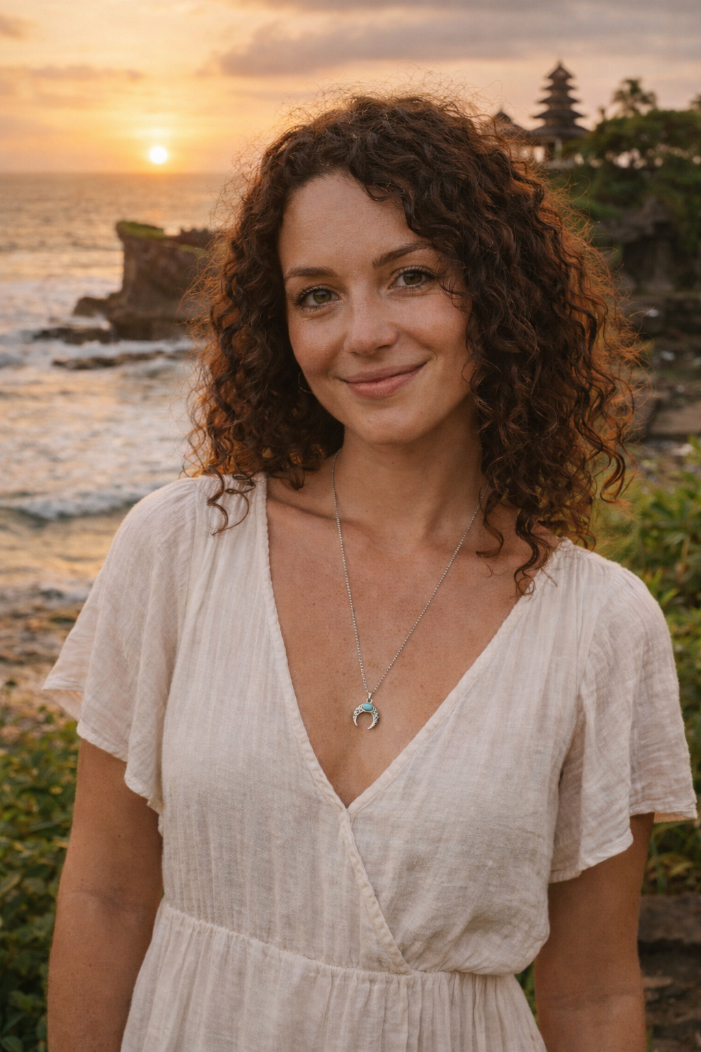 Seminyak Spiritual Moon Amulet Necklace