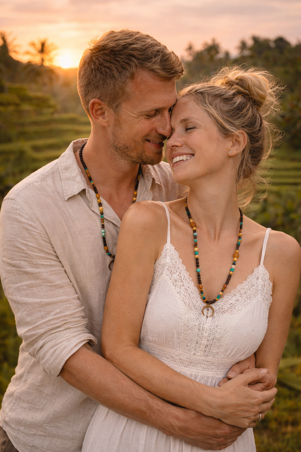 Boho Crescent Moon Necklace