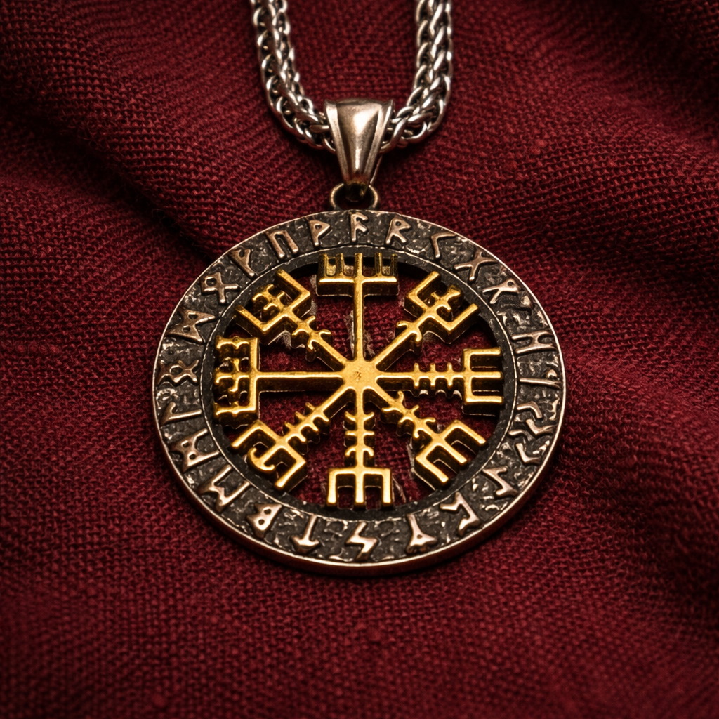 Open Rune Circle Necklace