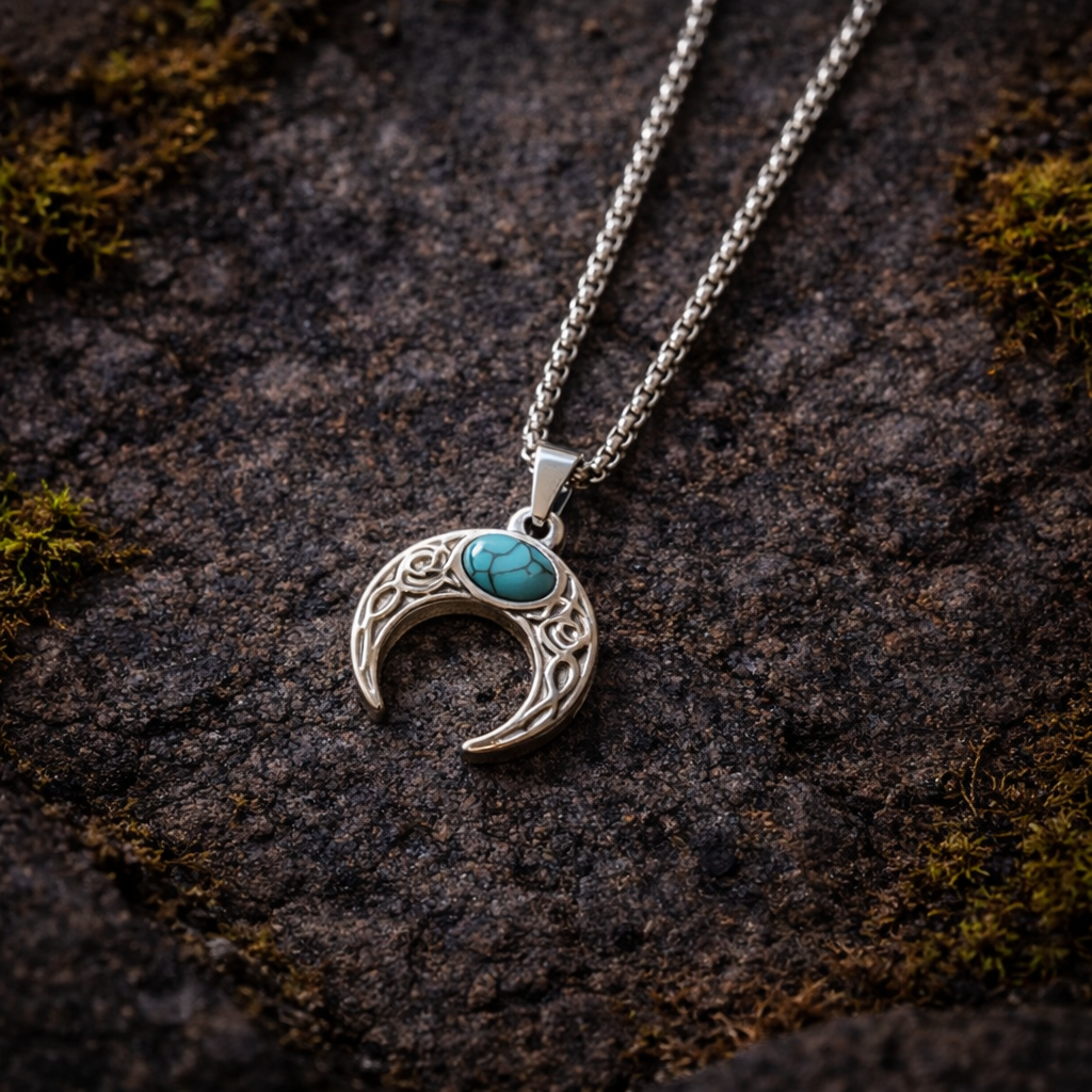 Seminyak Spiritual Moon Amulet Necklace