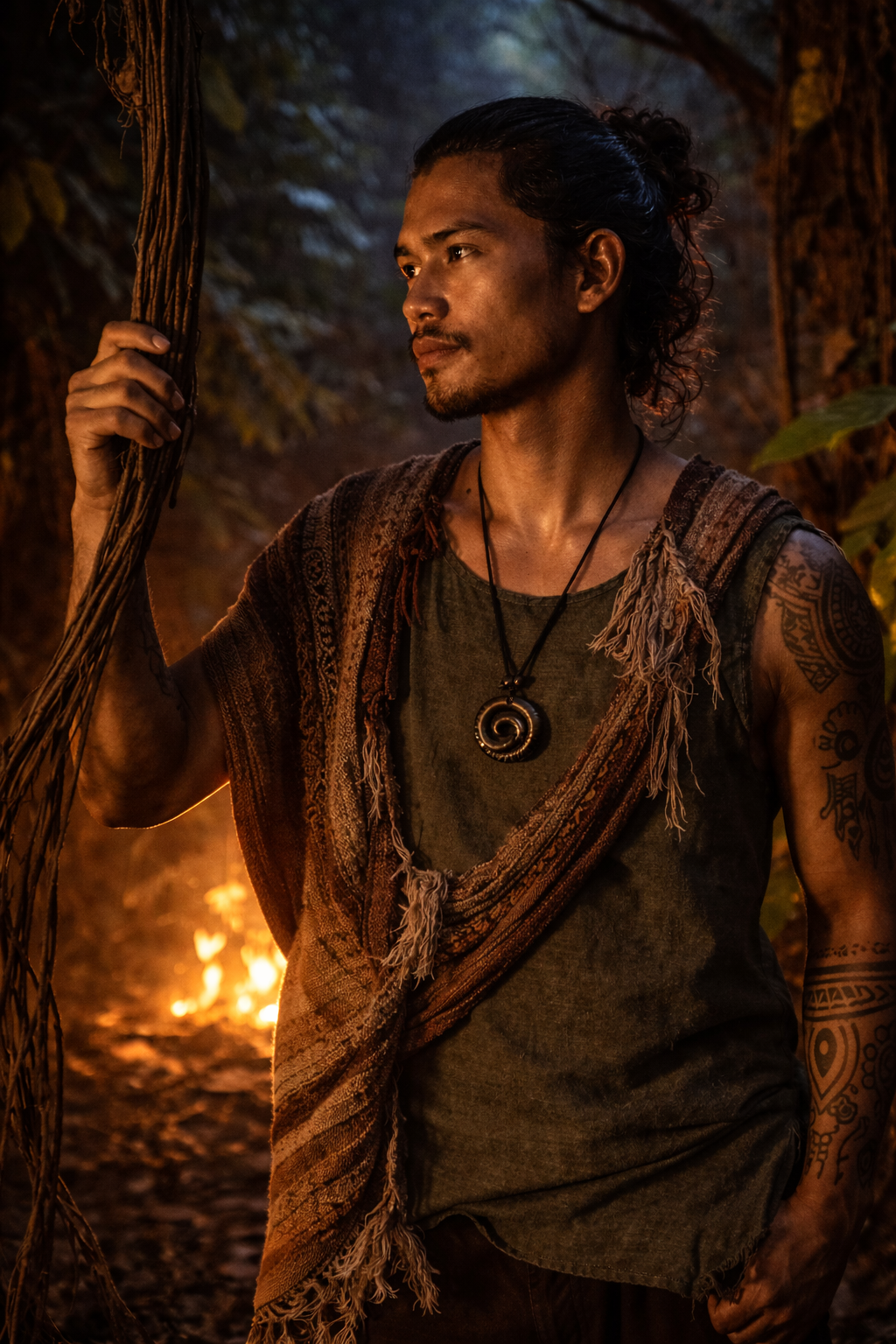 Earthbound Spiral Necklace