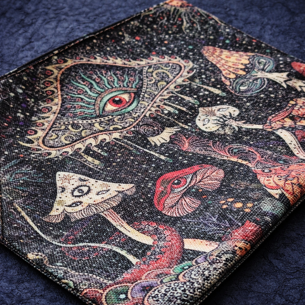 Magic Mushroom Zip Bag