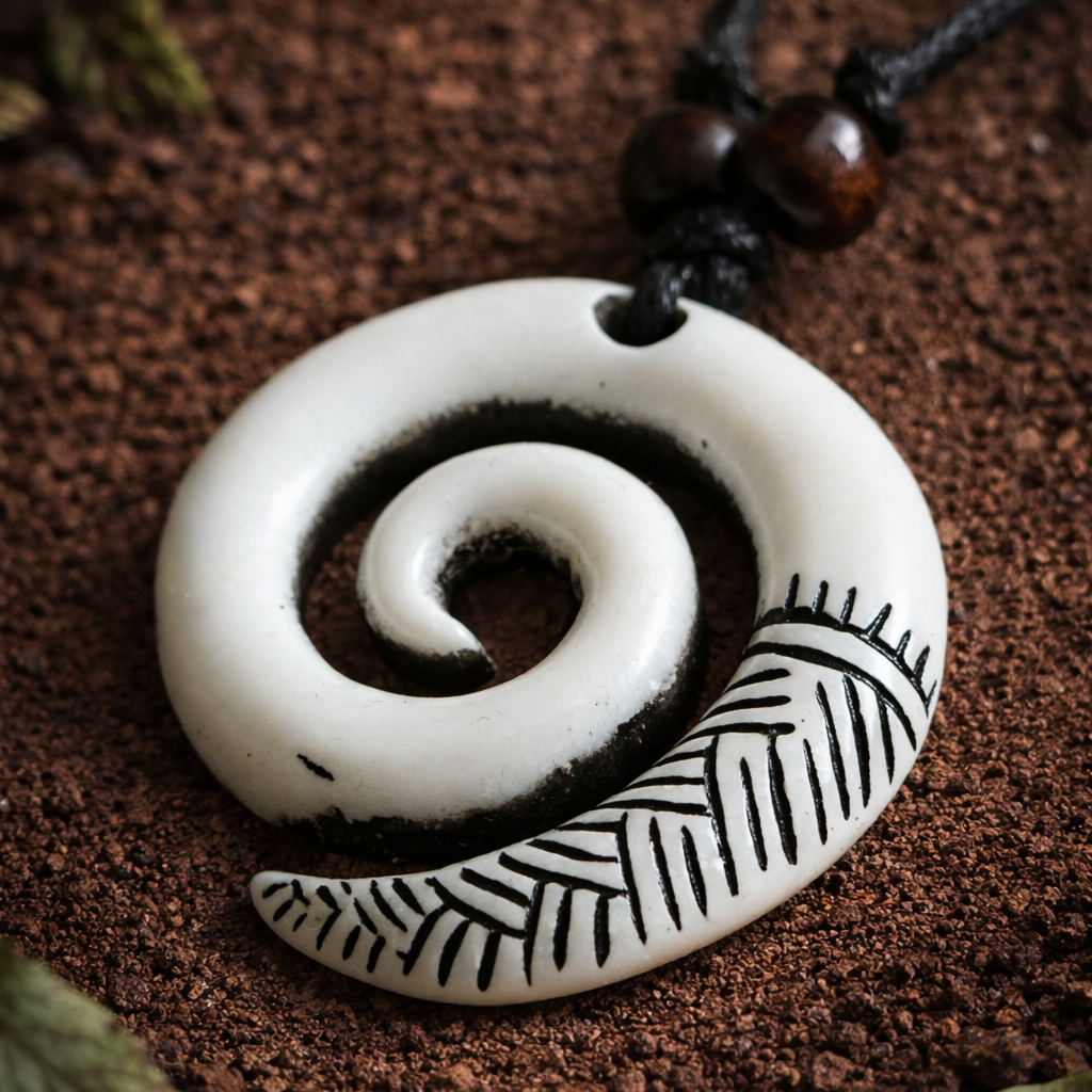 Earthbound Spiral Necklace