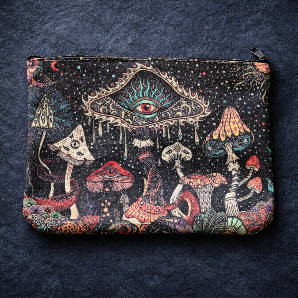 Magic Mushroom Zip Bag