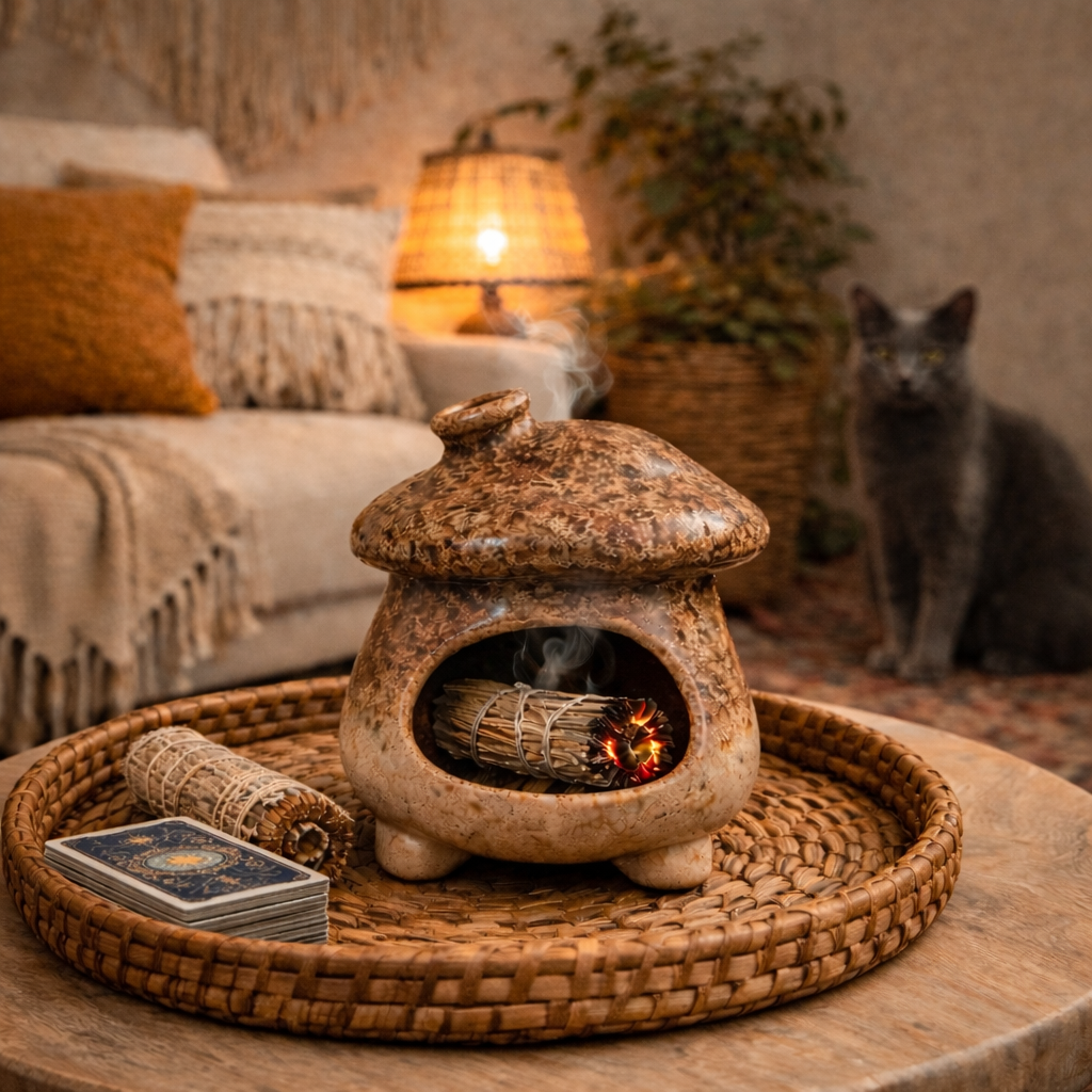 Quiet Flame Mushroom Ceramic Burner