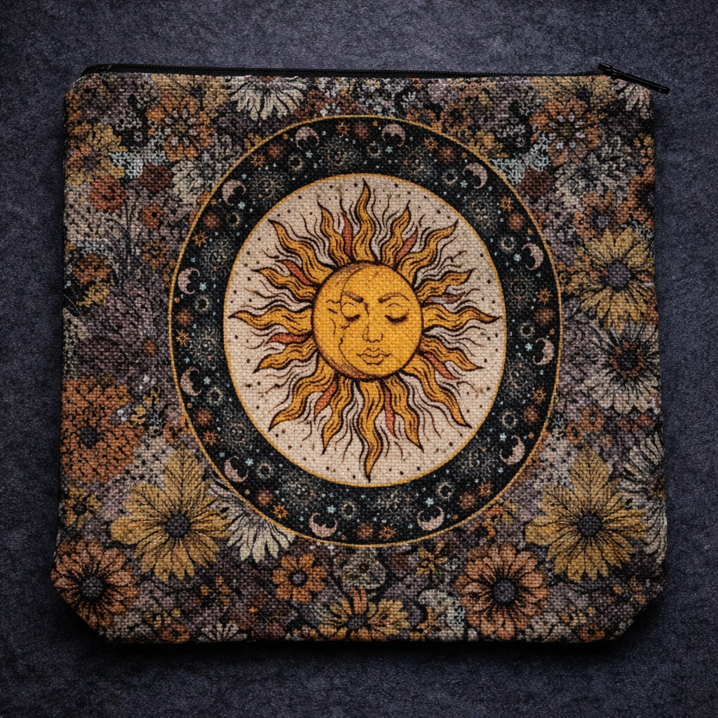 Celestial Solar Alchemy Zip Bag