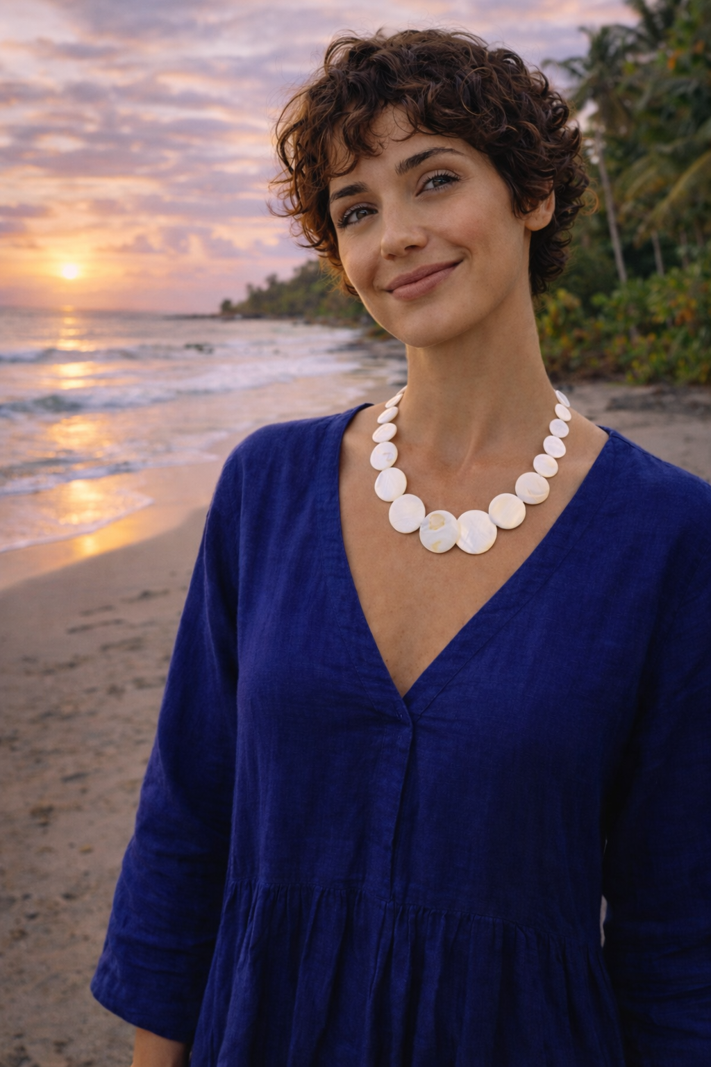 Uluwatu Moon Shell Necklace