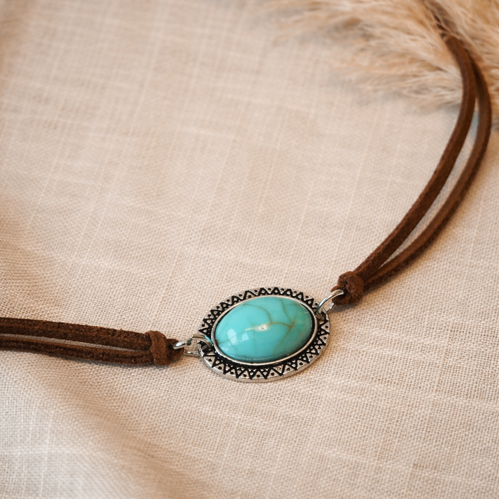 Turquoise Festival Trio Necklace