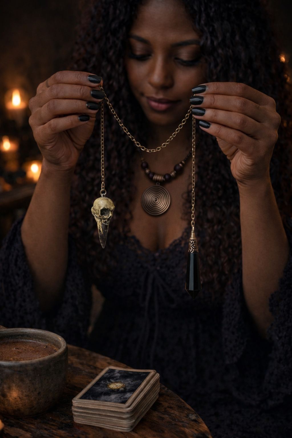 Veil Between Worlds – Divination Pendulum